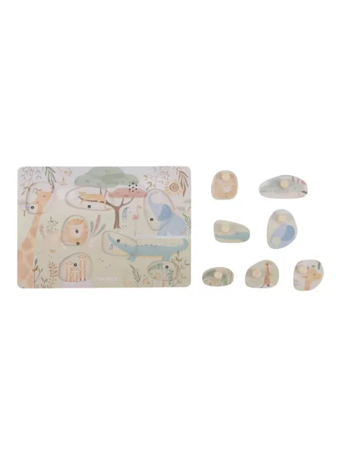 Little Dutch hangos puzzle - Safari Friends