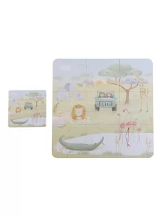 Little Dutch 6 az 1-ben puzzle- Safari Friends