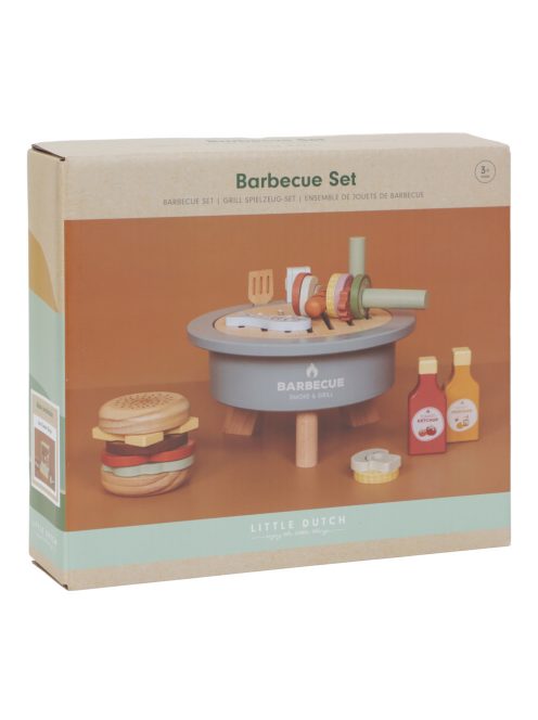 Little Dutch fajáték barbecue szett
