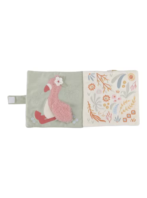 Little Dutch textil babakönyv nagy - Safari Friends