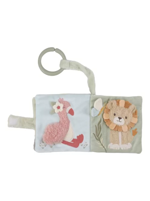 Little Dutch textil babakönyv kicsi - Safari Friends