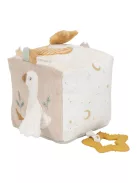 Little Dutch készségfejlesztő plüss kocka - Newborn Naturals