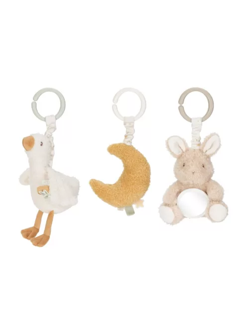 Little Dutch felfűzhető rezgő plüss játék(3db) - Newborn Naturals