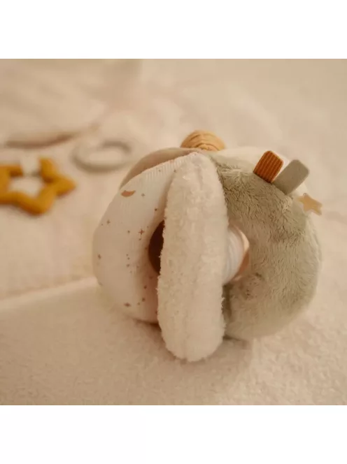Little Dutch készségfejlesztő plüss labda - Newborn Naturals