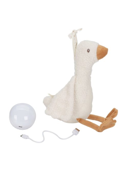 Little Dutch Alvást segítő zenélő gúnár éjjeli fénnyel - Newborn Naturals