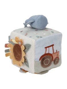 Little Dutch készségfejlesztő plüss kocka - Little Farm