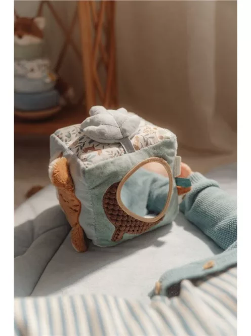 Little Dutch készségfejlesztő plüss kocka - Forest Friends