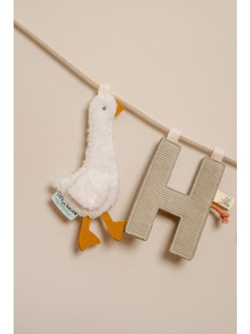 Little Dutch felfűzhető textil betű H