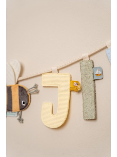 Little Dutch felfűzhető textil betű - J