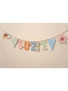 Little Dutch felfűzhető textil betű U