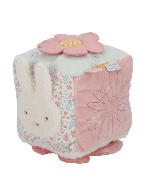 Little Dutch Miffy készségfejlesztő plüss kocka - Lucky Blossom