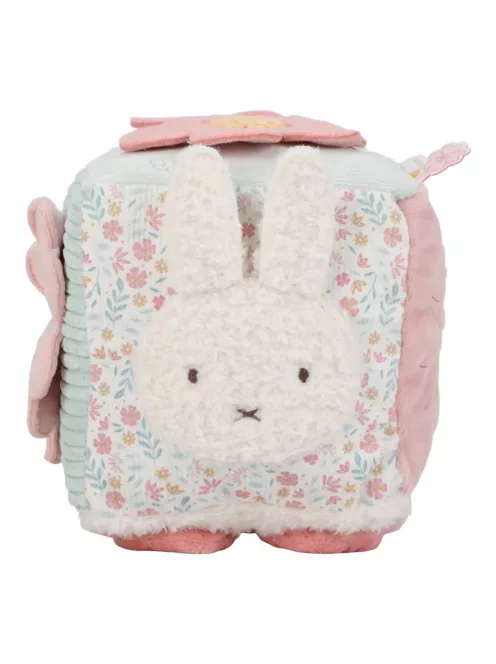 Little Dutch Miffy készségfejlesztő plüss kocka - Lucky Blossom