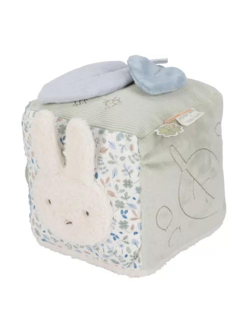 Little Dutch Miffy készségfejlesztő plüss kocka - Lucky Leaves