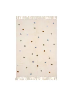 Little Dutch gyerekszőnyeg 120x170 cm - kék pöttyös 