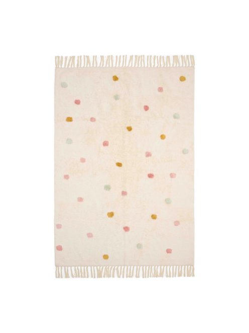 Little Dutch gyerekszőnyeg pink pöttyös 120x170 cm