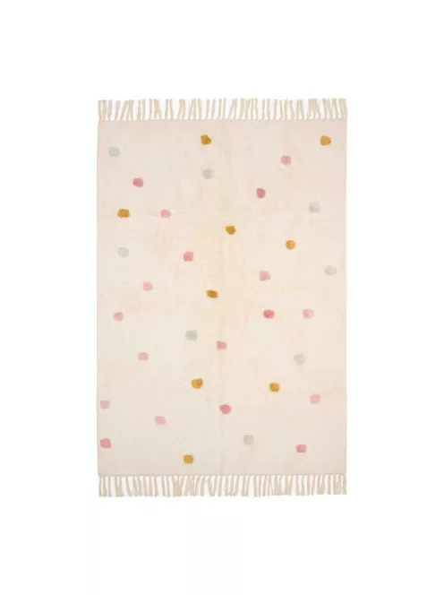 Little Dutch gyerekszőnyeg 120x170 cm - pink pöttyös