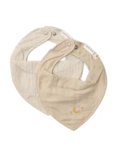 Little Dutch Nyálkendő 2 db - Pure Soft Beige