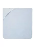 Little Dutch hímzett kapucnis fürdőlepedő 75x75 cm - Blue