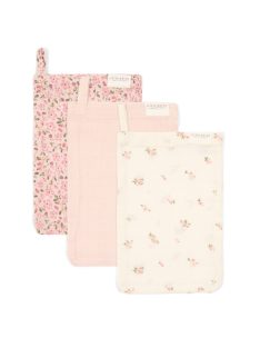   Little Dutch muszlin baba fürdőkesztyű 3 db - Fairy Garden