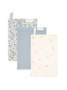   Little Dutch muszlin baba fürdőkesztyű 3 db Forest Friends