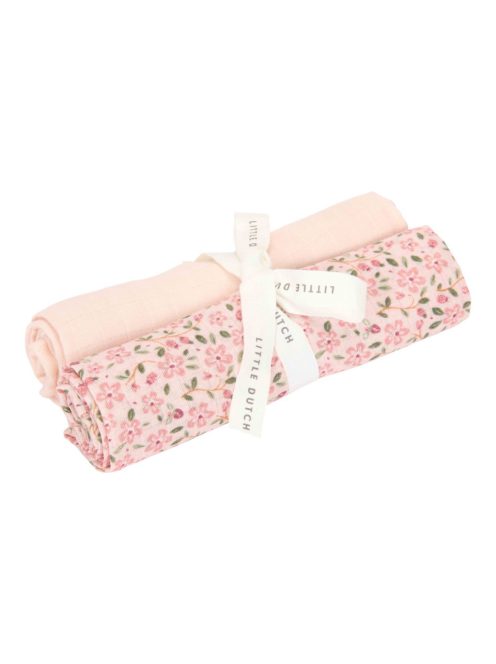 Little Dutch muszlin textilpelenka 70x70 cm 2 db - Fairy Floral & Blossom