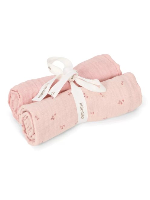 Little Dutch Muszlin textilpelenka 70x70 cm 2 db - Pure Blossom