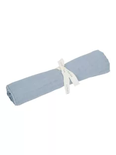   Little Dutch muszlin textilpelenka 120x120 cm - Pure Denim Blue