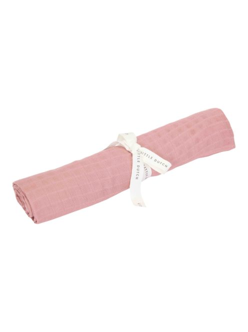 Little Dutch muszlin textilpelenka 120x120 cm - Pure Pink Blossom