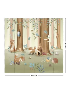 Little Dutch Fotótapéta - Forest Friends