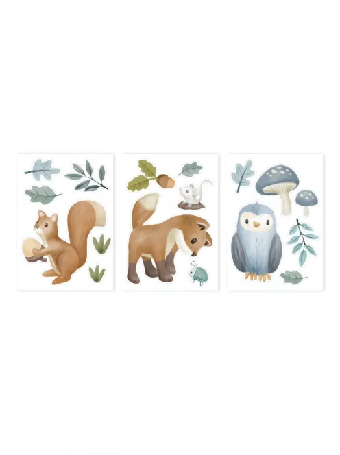 Little Dutch falmatrica szett Forest Friends (3 ív)
