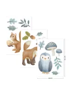 Little Dutch falmatrica szett Forest Friends (3 ív)