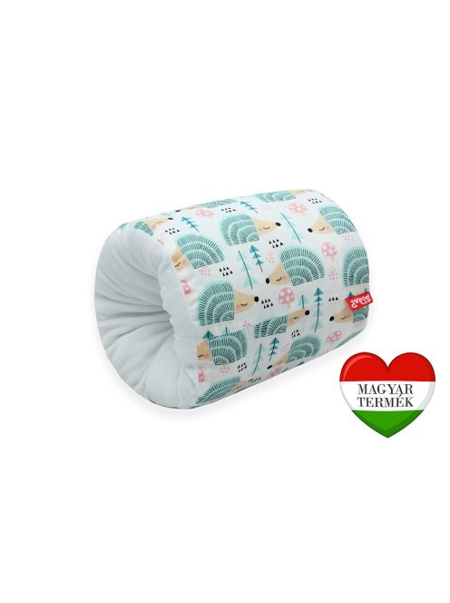 Scamp karra húzható szoptatós párna /HedgehogGreenWhite