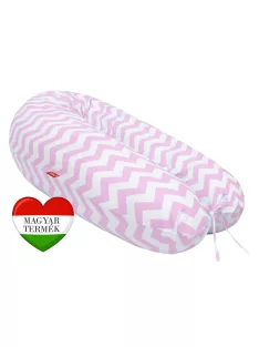   Scamp formázható univerzális szoptatós párna pamut huzattal /ZigZagPinkWhite ()