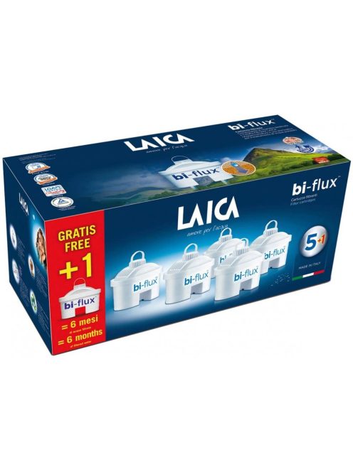 Laica Univerzális Bi-Flux 5 db+1 db ajándék vízszűrő betét (összesen 6 db)