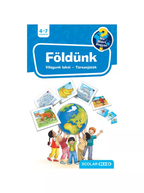 Scolar kiadó - Gunter Baars - Földünk – Világunk lakói (Társasjáték)