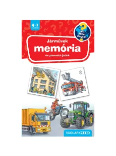   Scolar kiadó - Járművek – Memória- és párosító játék