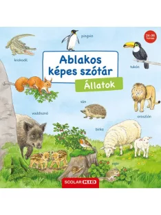 Scolar kiadó - Ablakos képes szótár - Állatos