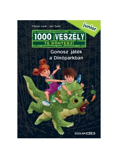   Scolar kiadó - Fabian Lenk - Gonosz játék a Dinóparkban (1000 veszély – junior 1.)