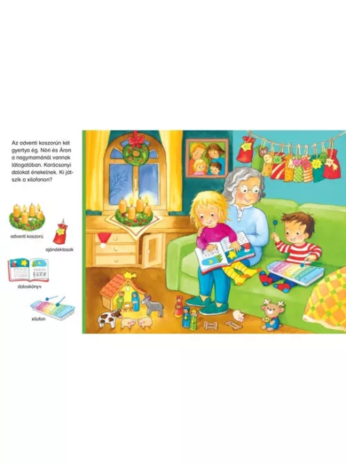 Scolar Kiadó - Mini Keress, találj, mesélj! Karácsony