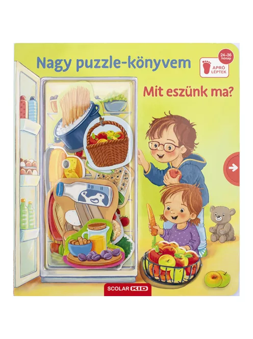 Scolar kiadó - Mila Rulff - Nagy puzzle-könyvem – Mit eszünk ma?