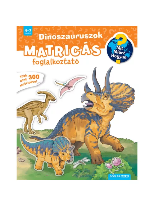 Scolar kiadó - Stefan Richter - Dinoszauruszok (Mit? Miért? Hogyan? Matricás foglalkoztató)
