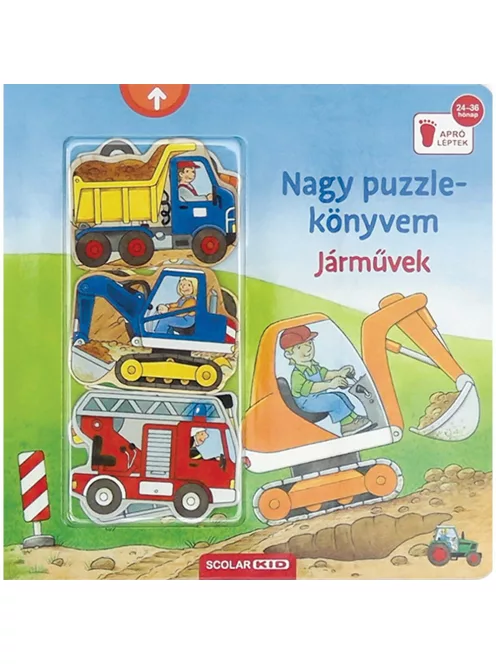 Scolar kiadó - Sabine Cuno - Nagy puzzle-könyvem – Járművek