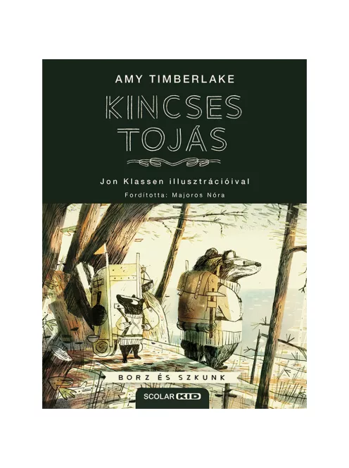 Scolar kiadó - Amy Timberlake - Kincses tojás – Borz és Szkunk 2.