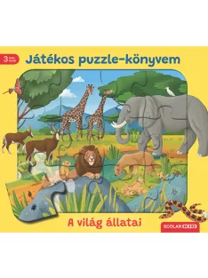   Scolar kiadó - Steffi Korda - Játékos puzzle-könyvem: A világ állatai