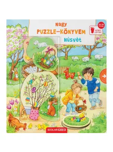   Scolar kiadó - Mila Rulff - Nagy puzzle-könyvem – Húsvét