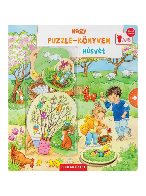 Scolar kiadó - Mila Rulff - Nagy puzzle-könyvem – Húsvét