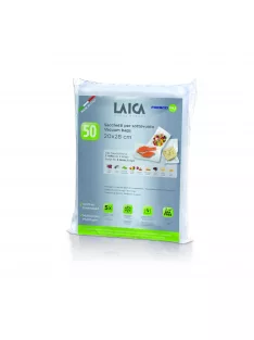   Laica légcsatornás, EXTRA erős, vákuumcsomagoló tasak 20 x 28 cm, 50 db