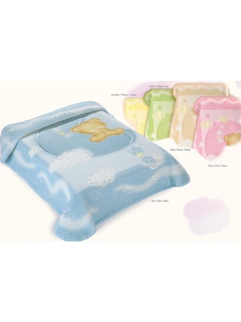 Belpla Baby perla gold pléd (536) 110*140 green -tasakos