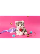 Trudi Kitten Brad white/grey - Cica fehér/szürke 14cm
