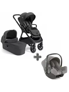   Joie Signature Finiti 2in1 babakocsi Ebony + i-Snug 2 hordozó Pebble